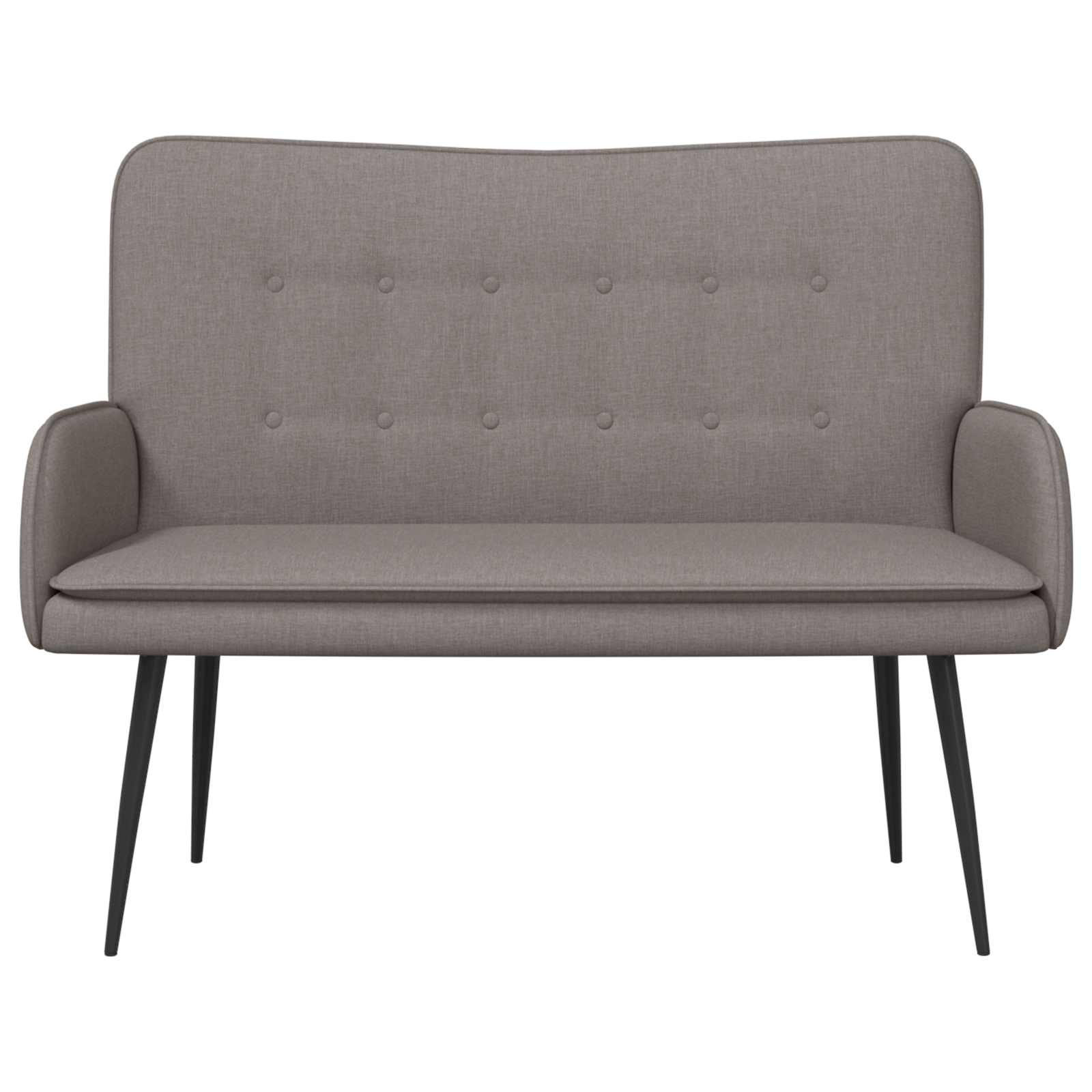 2-Zits Sofa Taupe 115 x 61 x 87 cm Stof