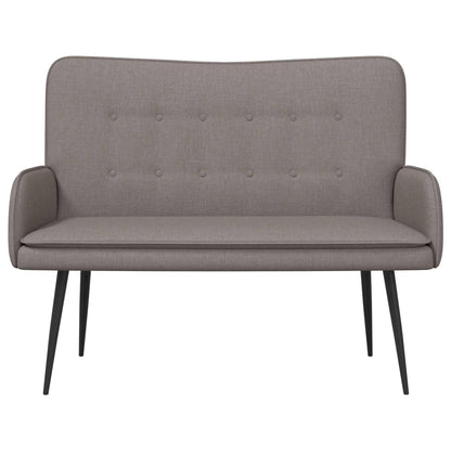 2-Zits Sofa Taupe 115 x 61 x 87 cm Stof