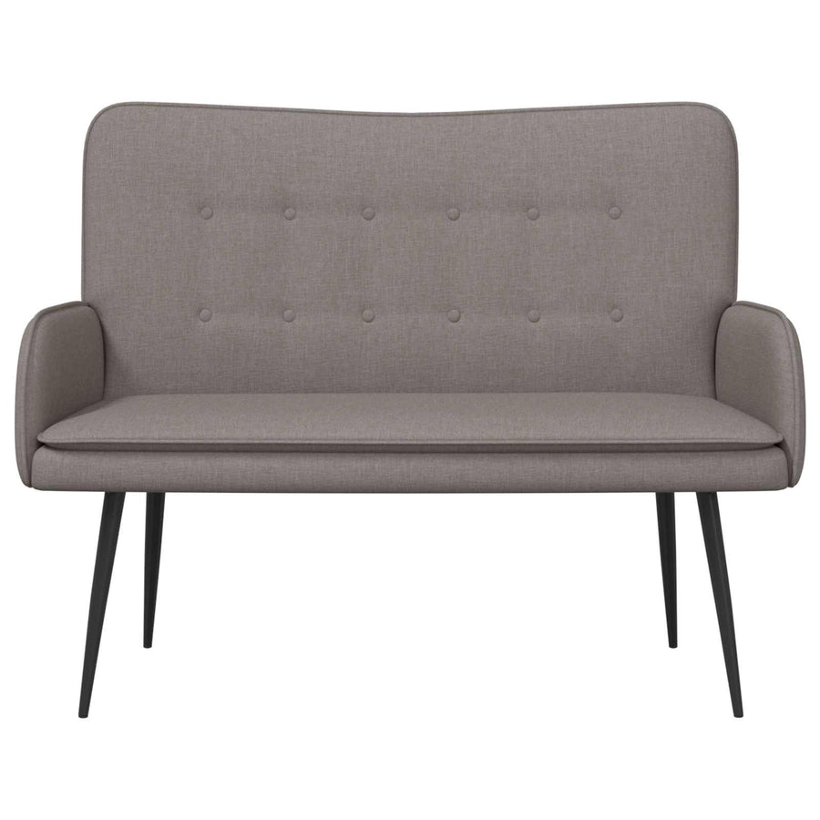 2-Zits Sofa Taupe 115 x 61 x 87 cm Stof