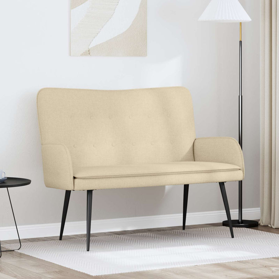 2-Zits Sofa Crème 115 x 61 x 87 cm Stof