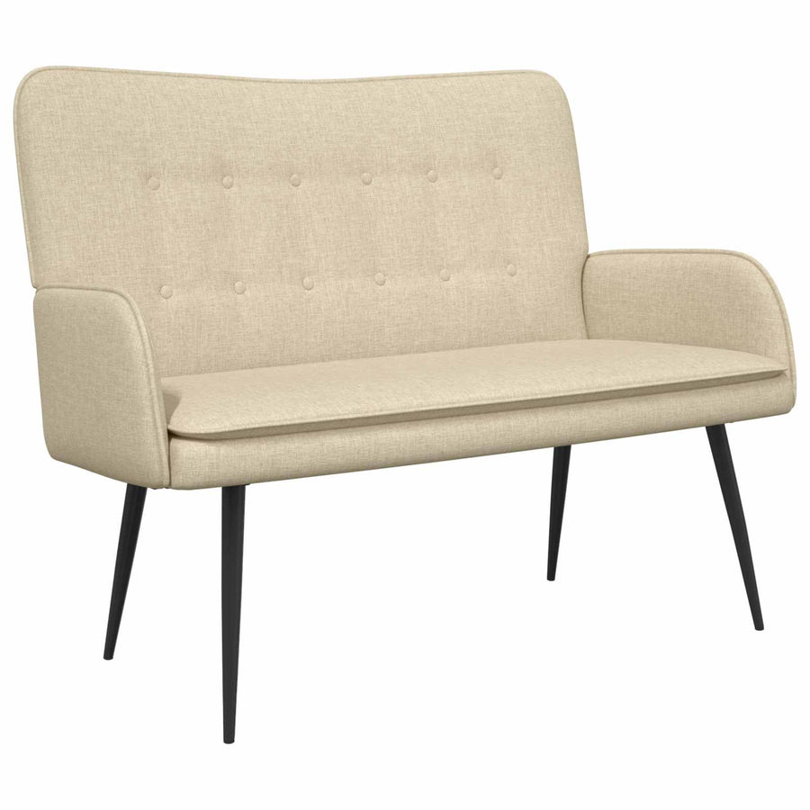 2-Zits Sofa Crème 115 x 61 x 87 cm Stof