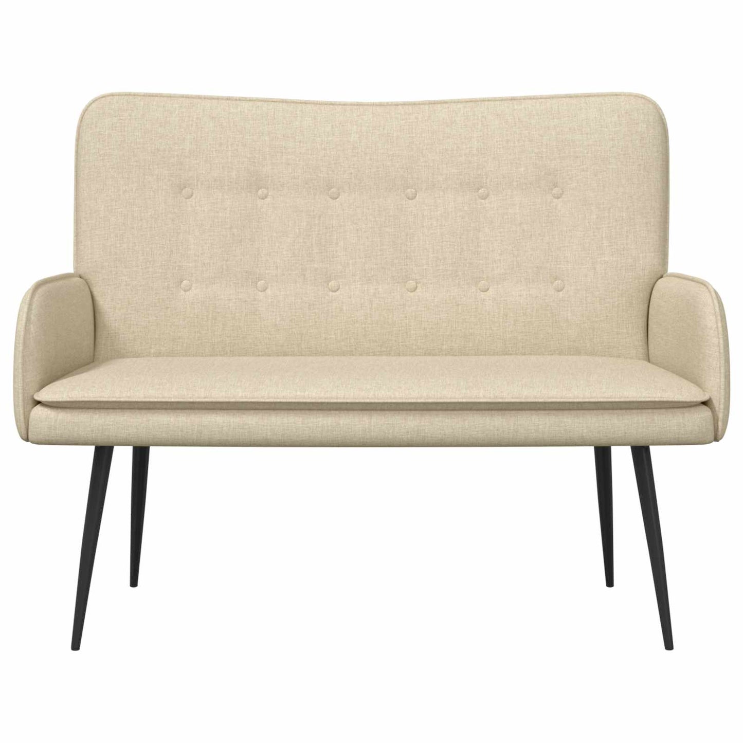2-Zits Sofa Crème 115 x 61 x 87 cm Stof
