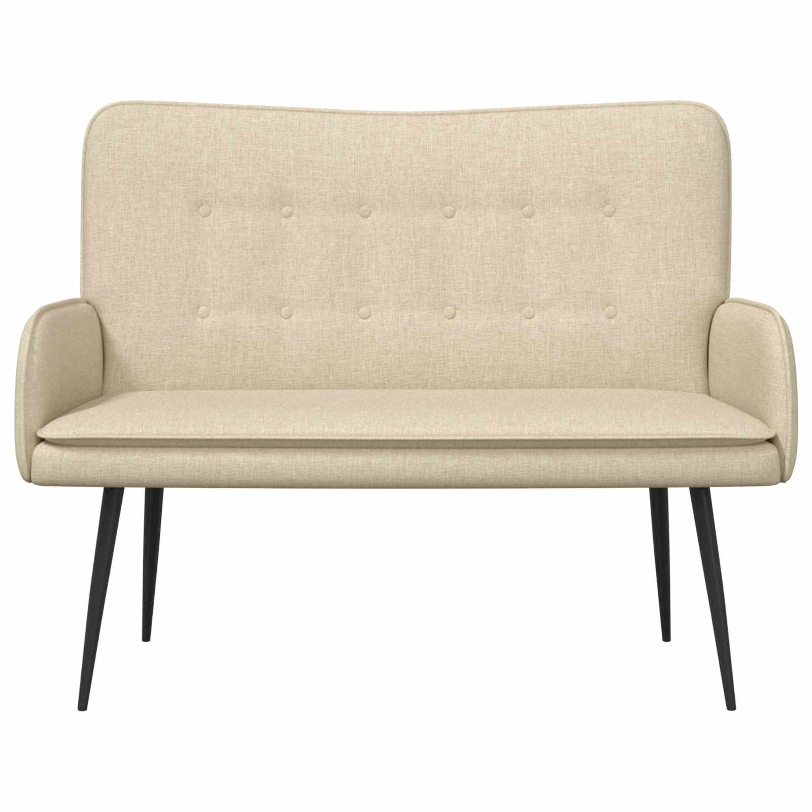 2-Zits Sofa Crème 115 x 61 x 87 cm Stof