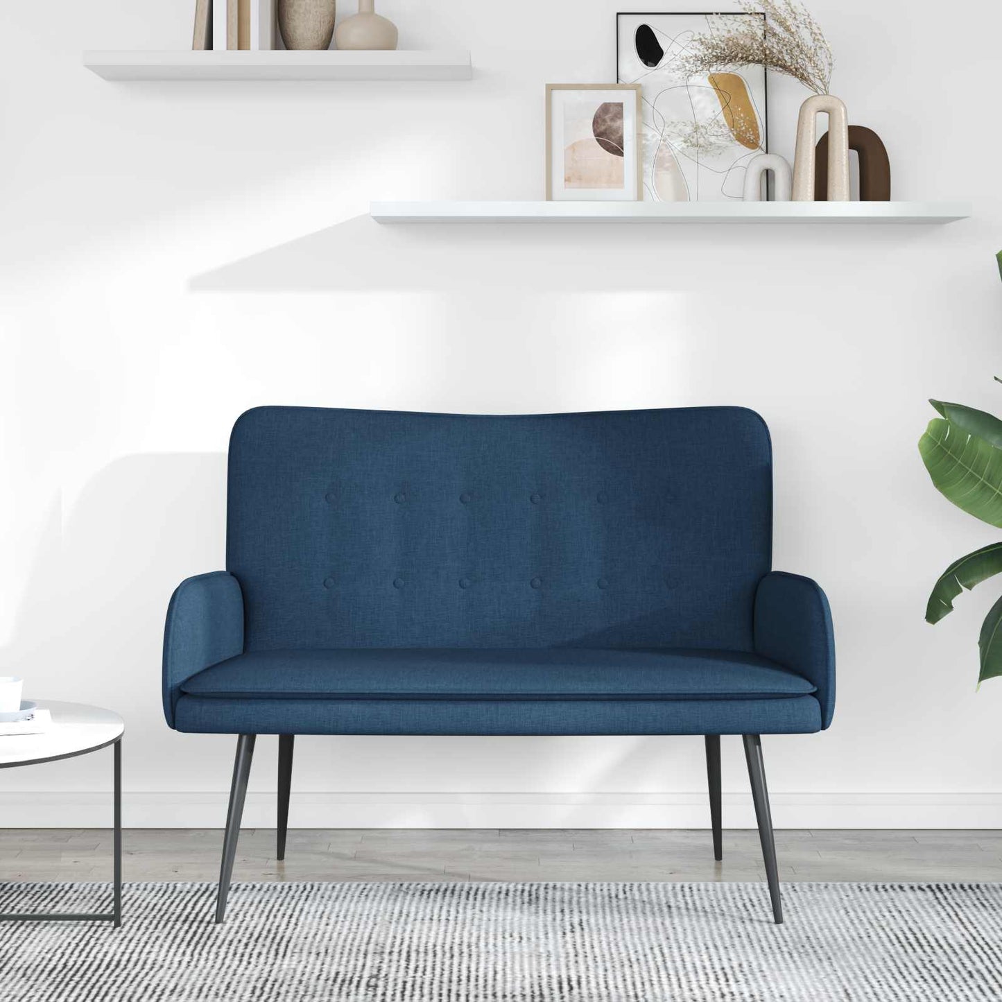 2-Zits Sofa Blauw 115 x 61 x 87 cm Stof