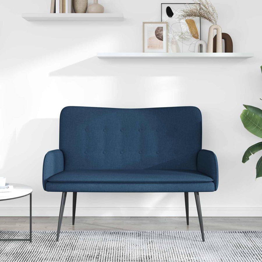2-Zits Sofa Blauw 115 x 61 x 87 cm Stof
