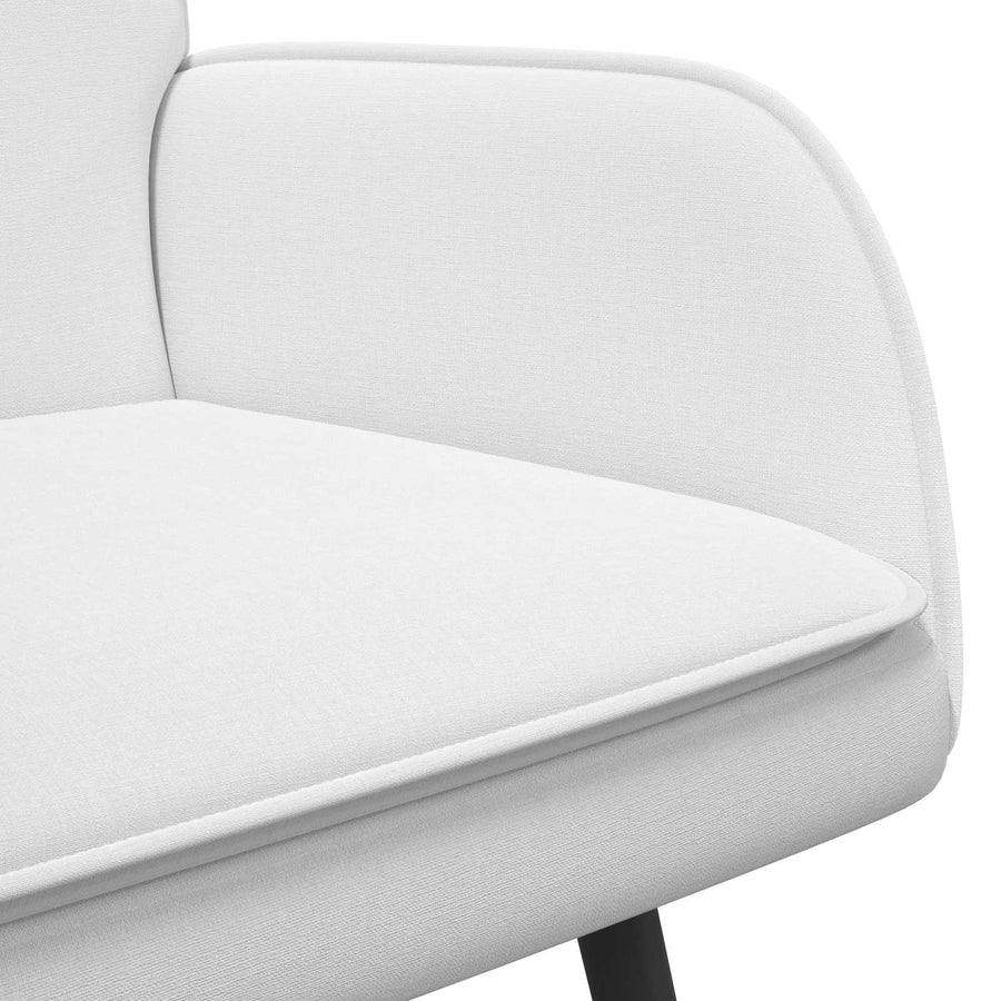 2-Zits Sofa Wit 115 x 61 x 87 cm Stof