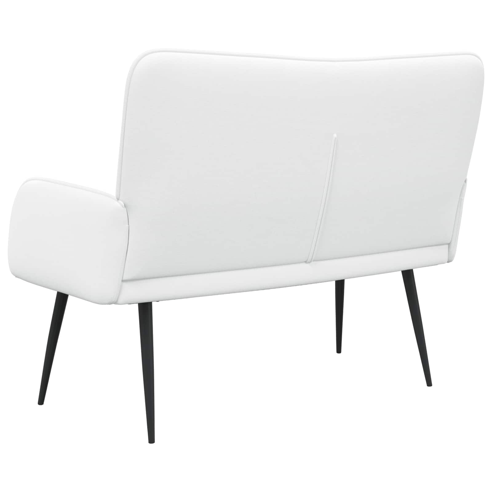 2-Zits Sofa Wit 115 x 61 x 87 cm Stof