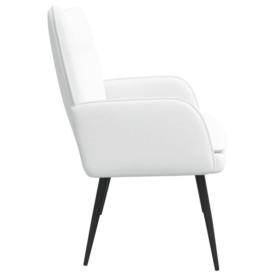 2-Zits Sofa Wit 115 x 61 x 87 cm Stof