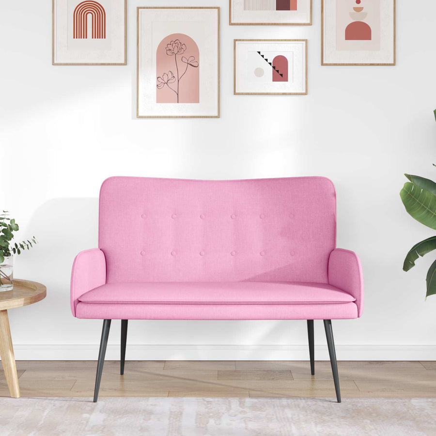 2-Zits Sofa Roze 115 x 61 x 87 cm Stof