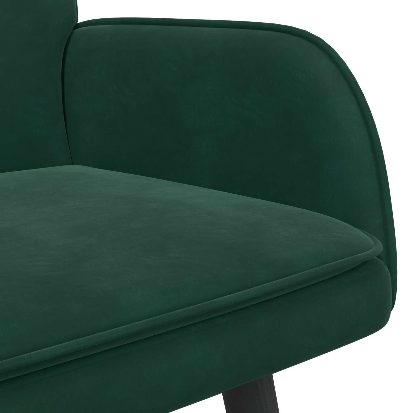 Twee Persoons Sofa Donkergroen 115 x 61 x 87 cm Fluweel