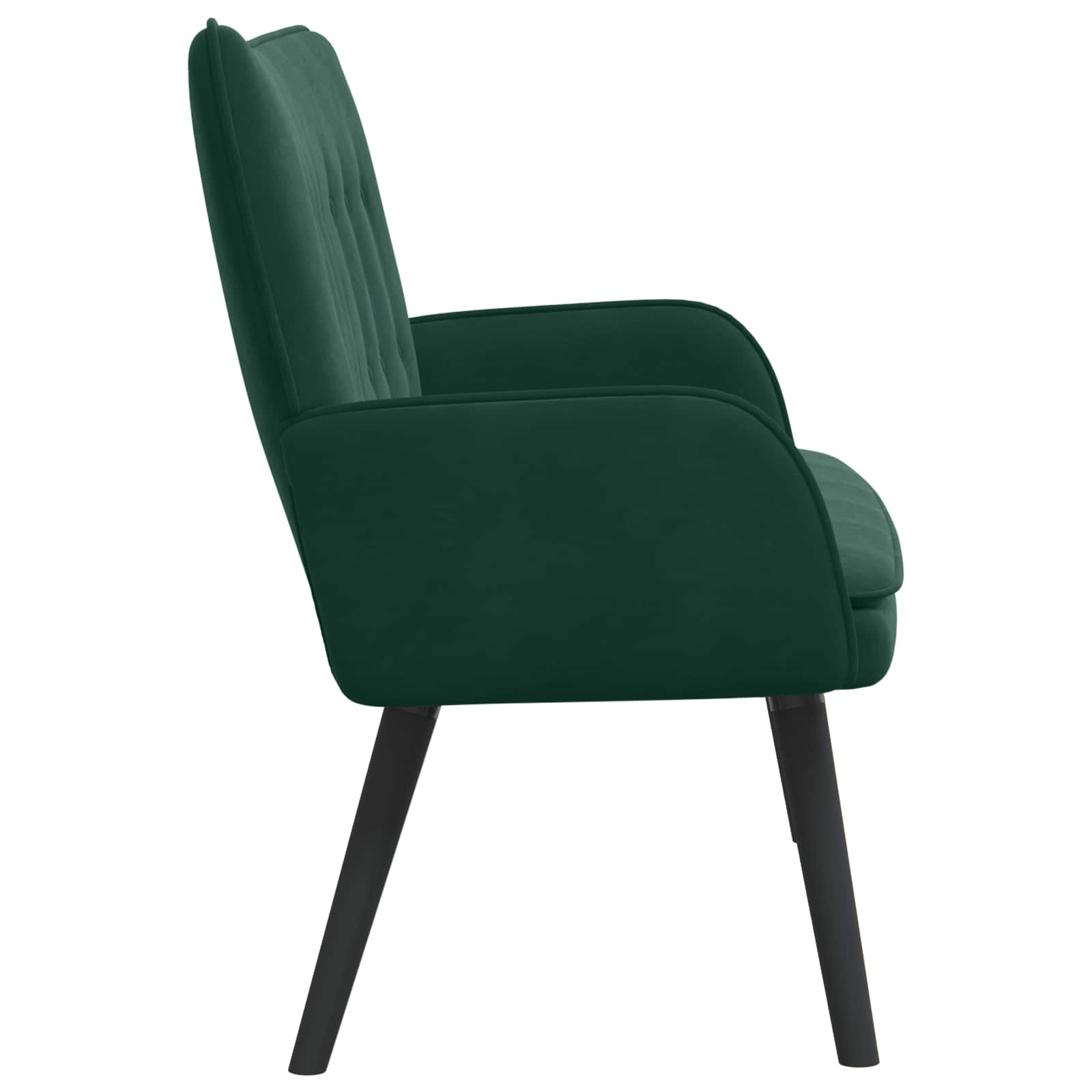 Twee Persoons Sofa Donkergroen 115 x 61 x 87 cm Fluweel
