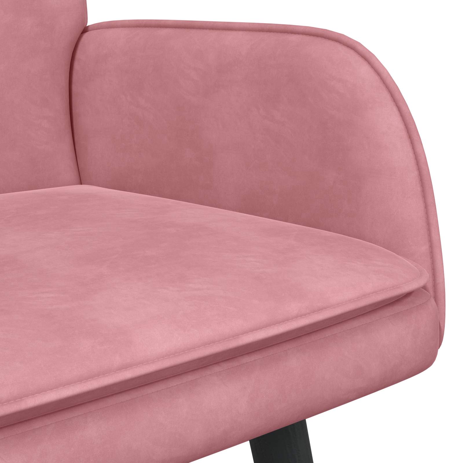 Twee Persoons Sofa Roze 115 x 61 x 87 cm Fluweel
