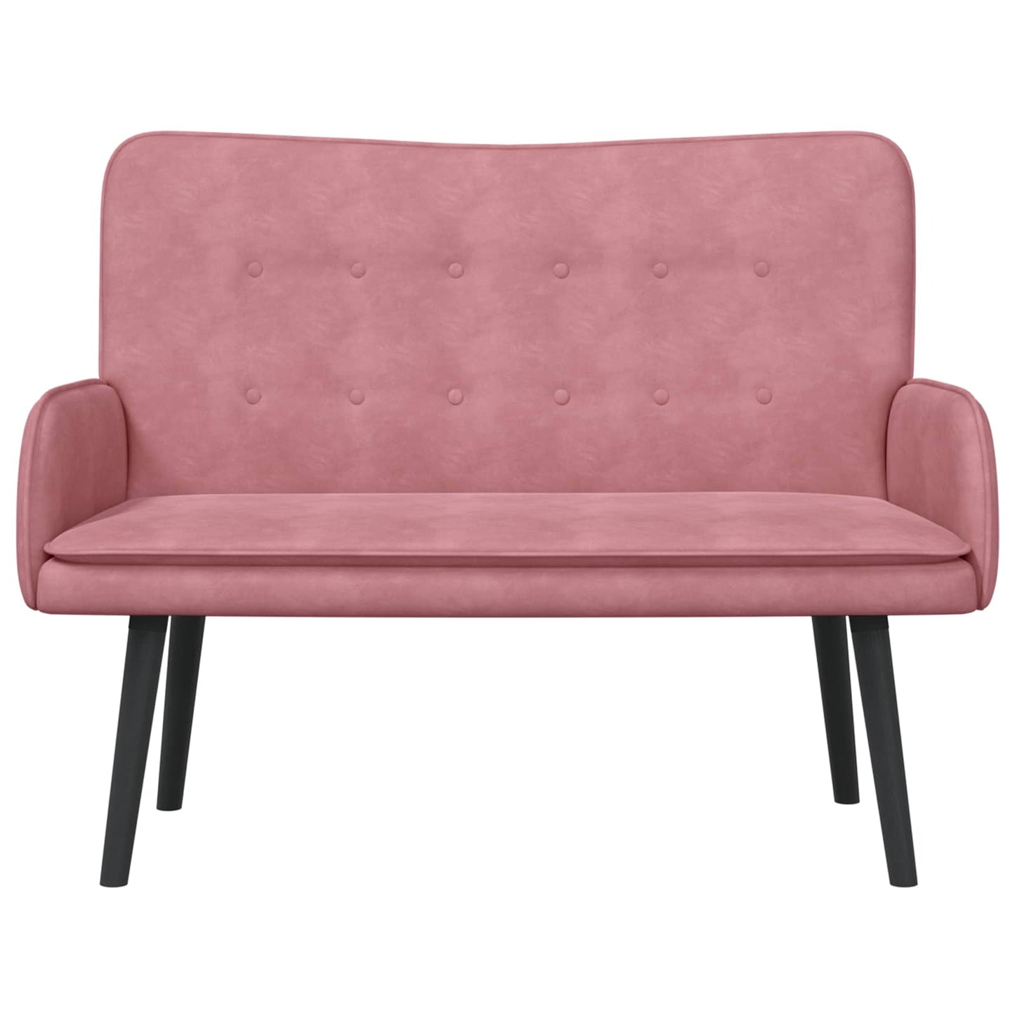Twee Persoons Sofa Roze 115 x 61 x 87 cm Fluweel