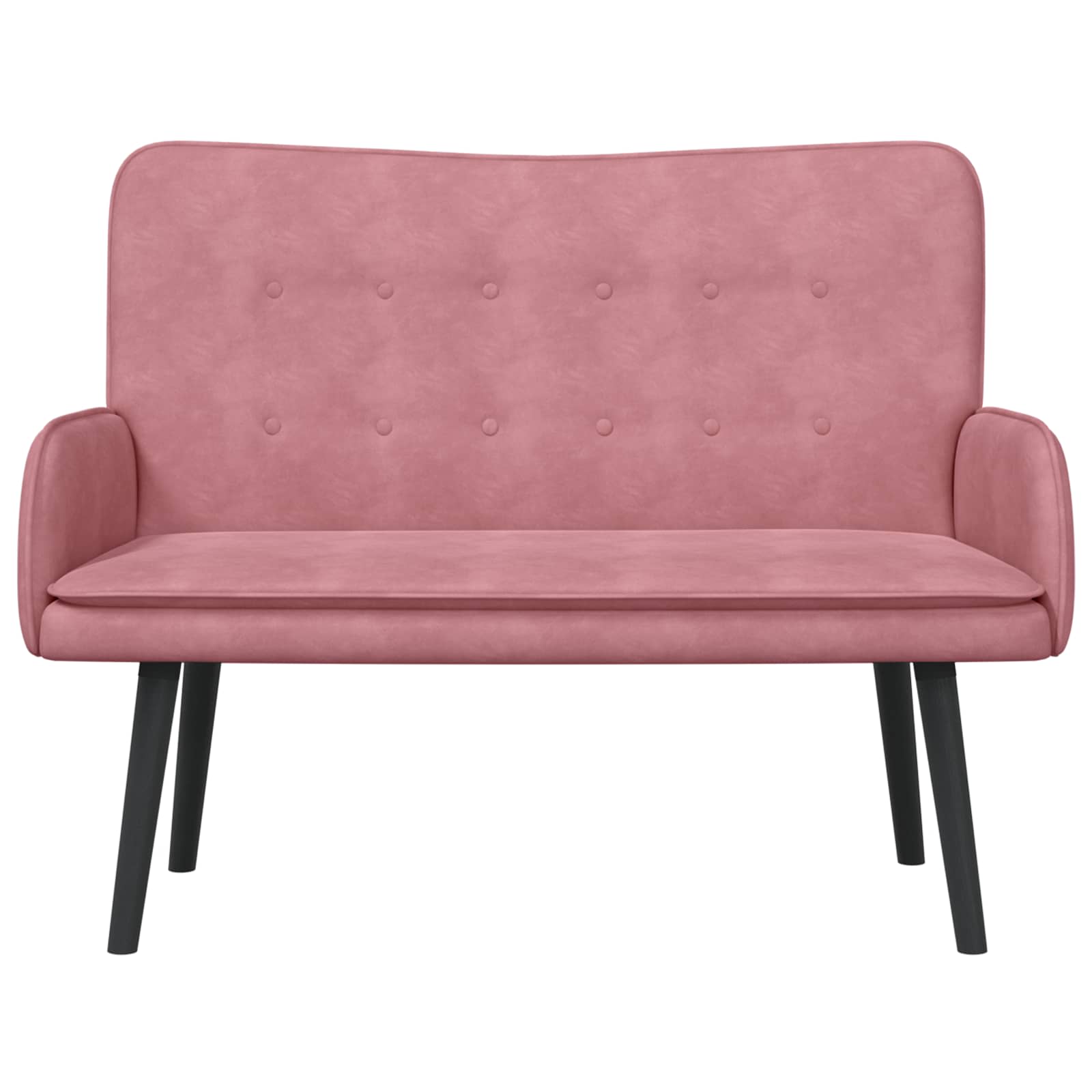 Twee Persoons Sofa Roze 115 x 61 x 87 cm Fluweel