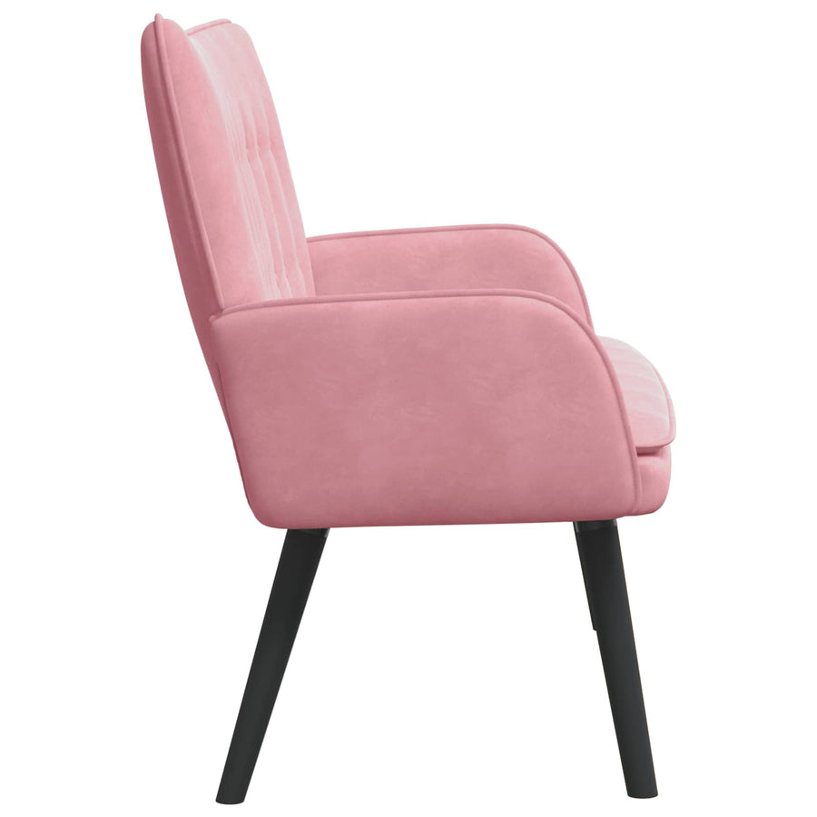 Twee Persoons Sofa Roze 115 x 61 x 87 cm Fluweel