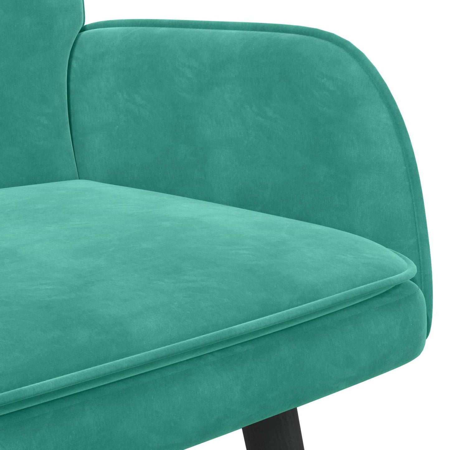 Twee Persoons Sofa Turquoise 115 x 61 x 87 cm Fluweel