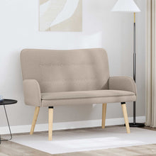 2-Zits Sofa Lichtgrijs 115 x 61 x 87 cm Bouclé