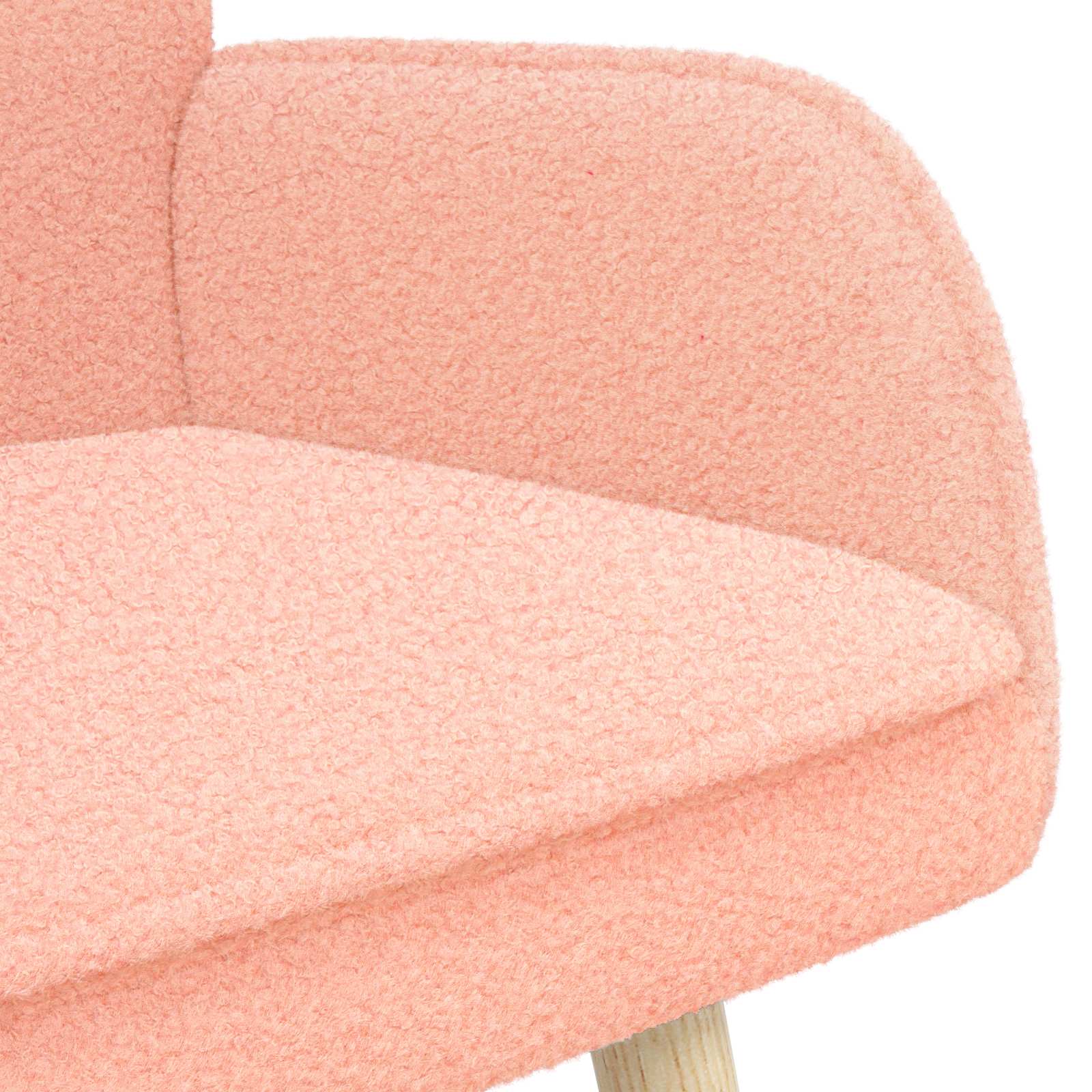 2-Zits Sofa Roze 115 x 61 x 87 cm Bouclé