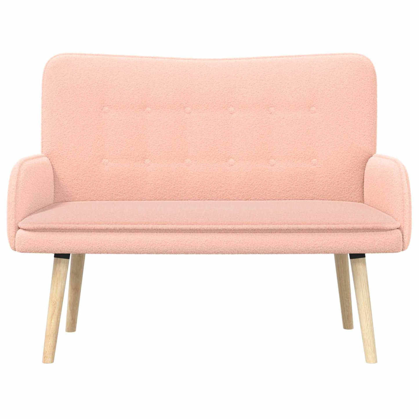 2-Zits Sofa Roze 115 x 61 x 87 cm Bouclé