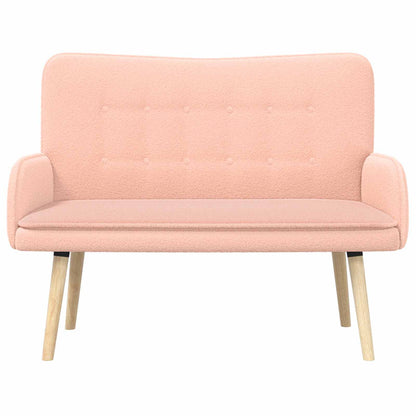 2-Zits Sofa Roze 115 x 61 x 87 cm Bouclé