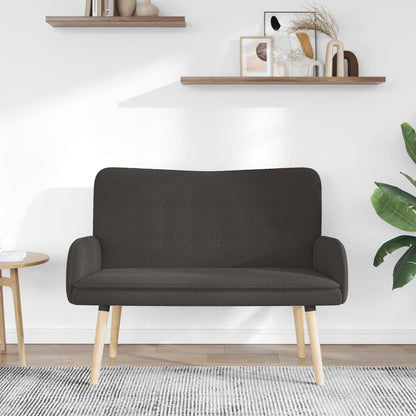 2-Zits Sofa Donkergrijs 115 x 61 x 87 cm Bouclé