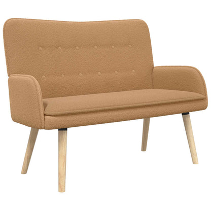 2-Zits Sofa Beige 115 x 61 x 87 cm Bouclé