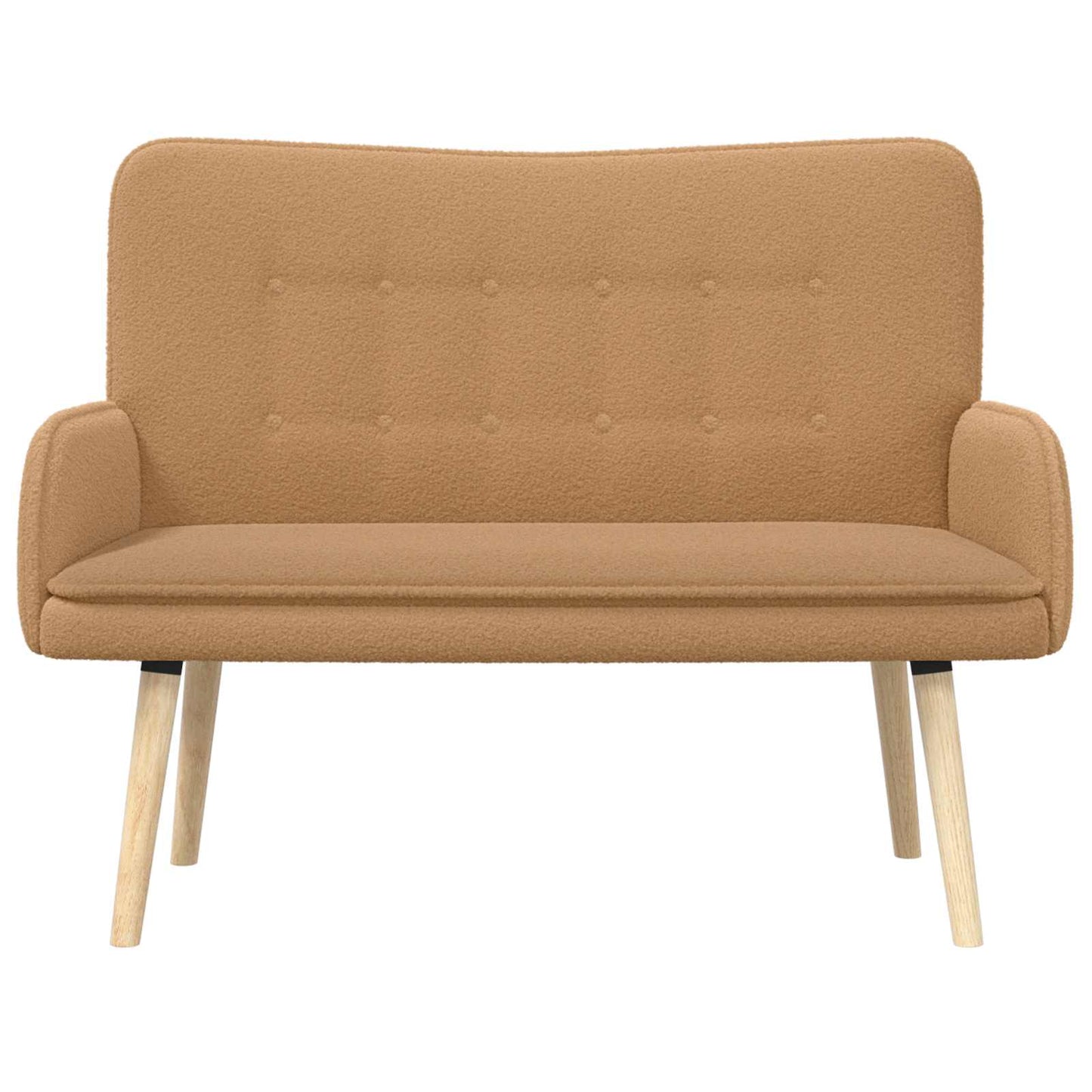 2-Zits Sofa Beige 115 x 61 x 87 cm Bouclé