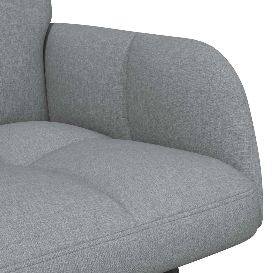 Twee Persoons Sofa Lichtgrijs 115 x 61 x 87 cm Stof