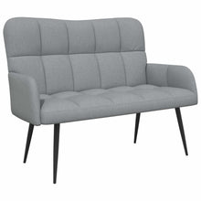 Twee Persoons Sofa Lichtgrijs 115 x 61 x 87 cm Stof