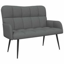 Twee Persoons Sofa Donkergrijs 115 x 61 x 87 cm Stof