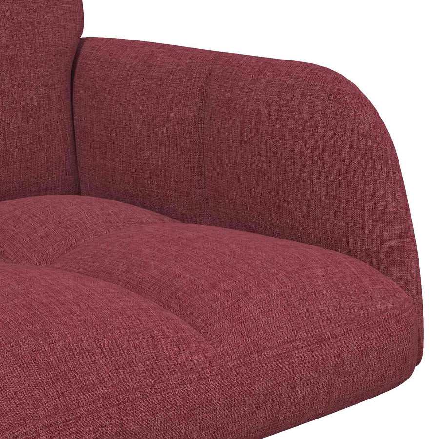 Twee Persoons Sofa Wijnrood 115 x 61 x 87 cm Stof