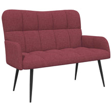 Twee Persoons Sofa Wijnrood 115 x 61 x 87 cm Stof