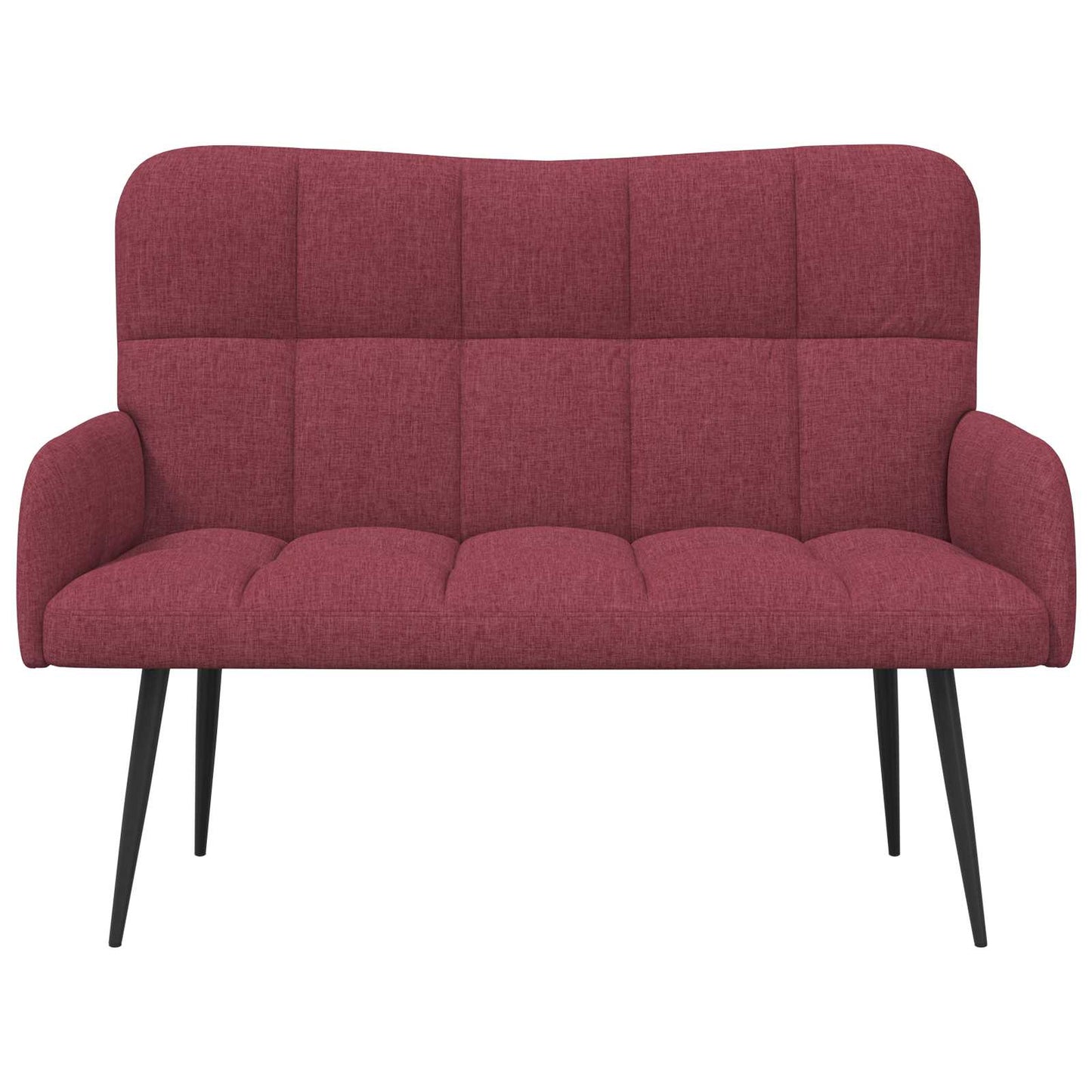 Twee Persoons Sofa Wijnrood 115 x 61 x 87 cm Stof