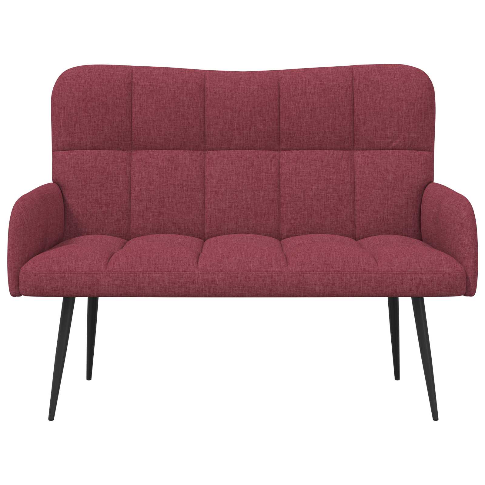 Twee Persoons Sofa Wijnrood 115 x 61 x 87 cm Stof