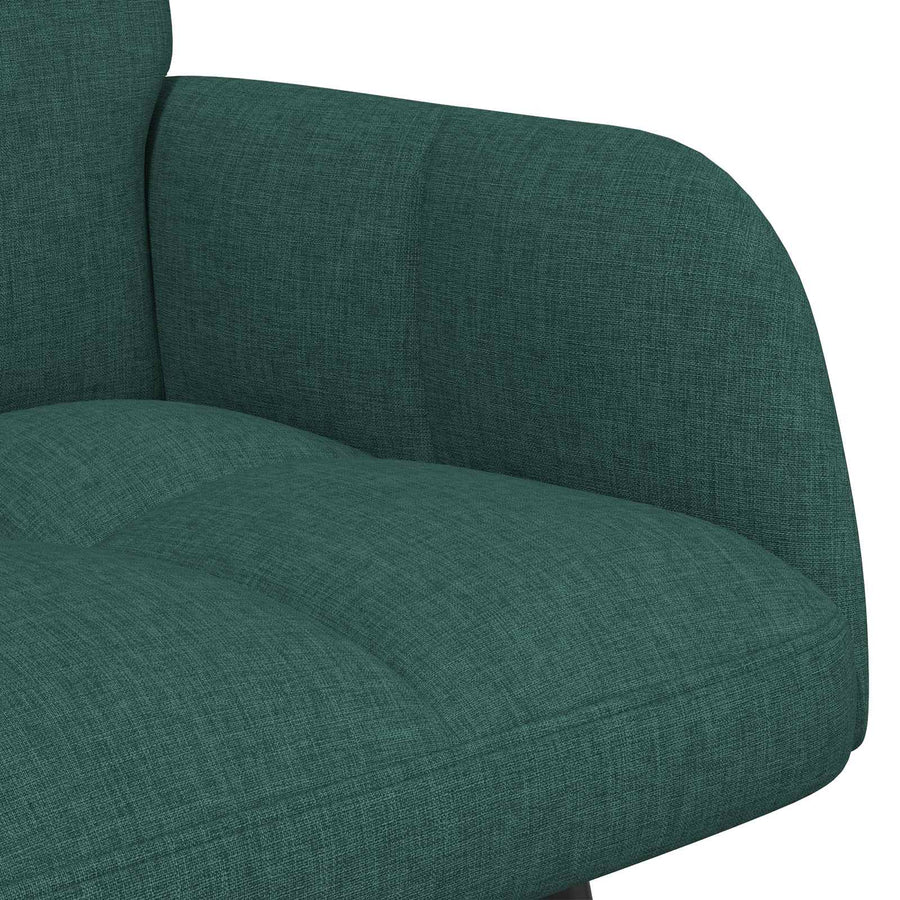 Twee Persoons Sofa Donkergroen 115 x 61 x 87 cm Stof