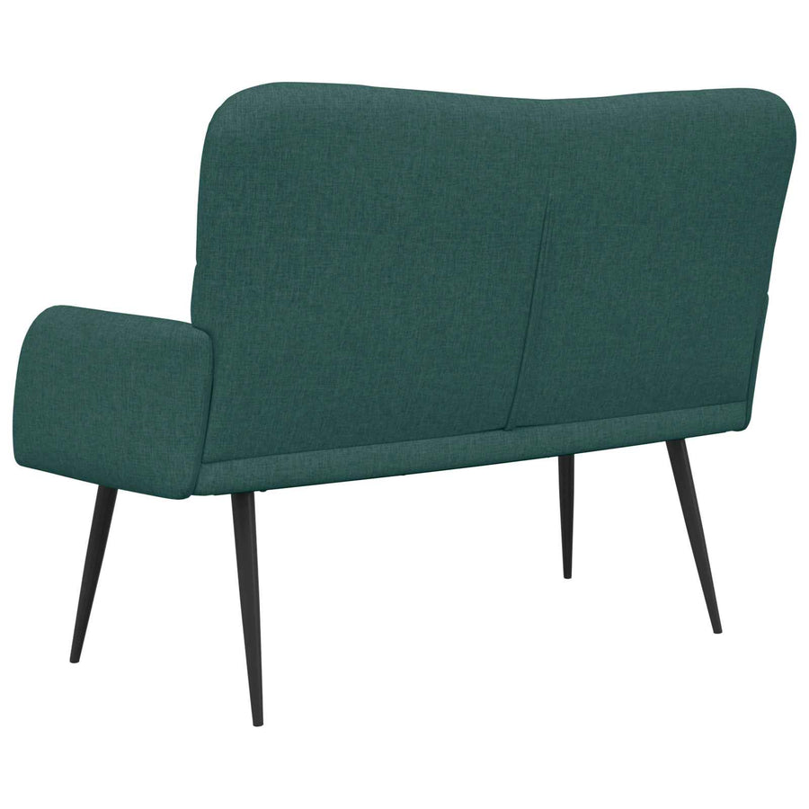 Twee Persoons Sofa Donkergroen 115 x 61 x 87 cm Stof