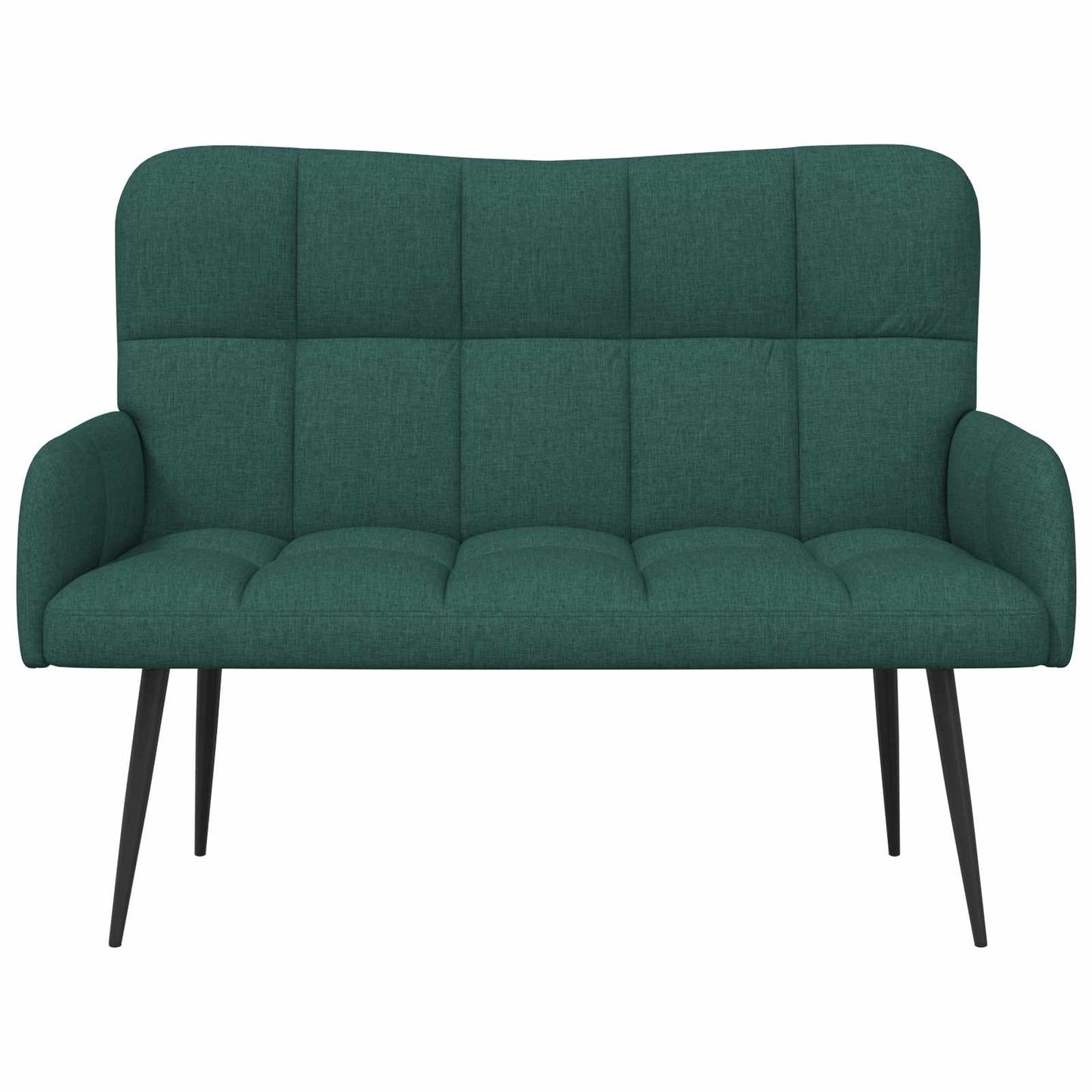 Twee Persoons Sofa Donkergroen 115 x 61 x 87 cm Stof