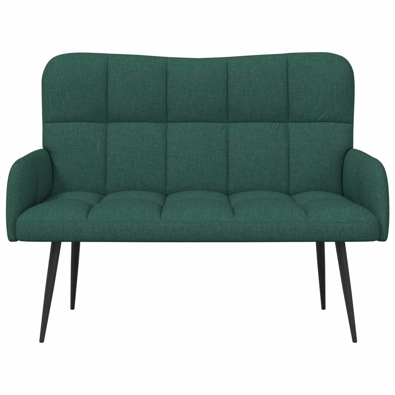 Twee Persoons Sofa Donkergroen 115 x 61 x 87 cm Stof