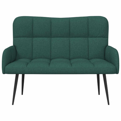 Twee Persoons Sofa Donkergroen 115 x 61 x 87 cm Stof
