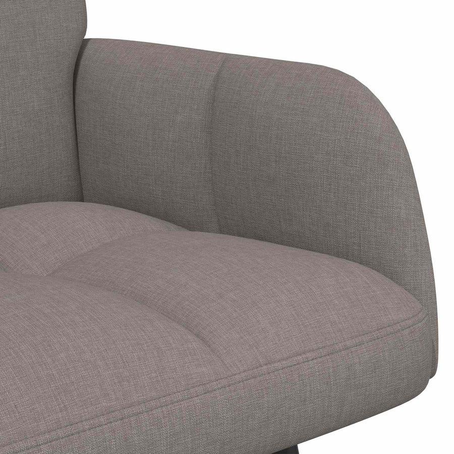 Twee Persoons Sofa Taupe 115 x 61 x 87 cm Stof