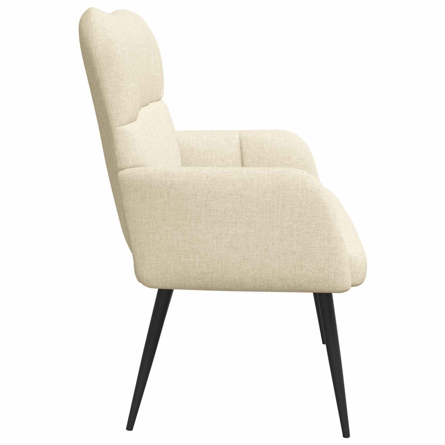 Twee Persoons Sofa Crème 115 x 61 x 87 cm Stof