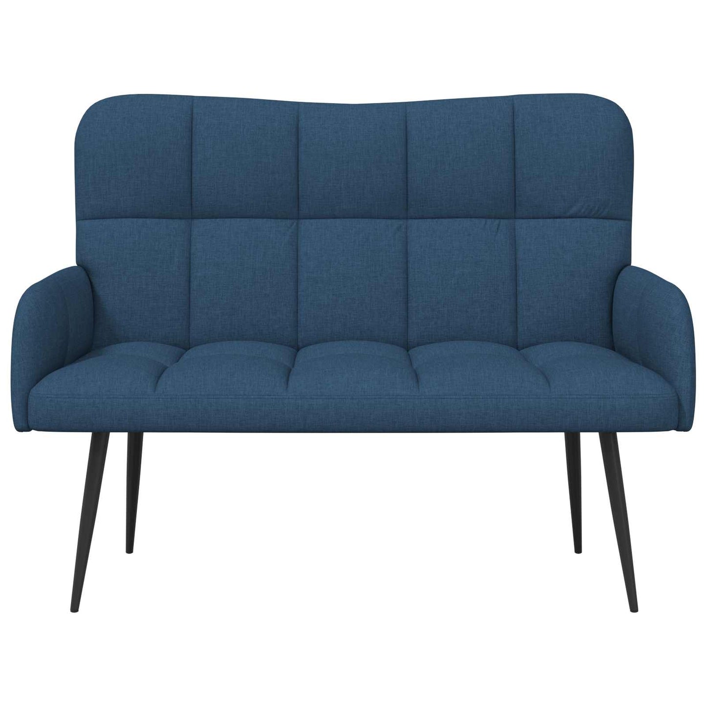Twee Persoons Sofa Blauw 115 x 61 x 87 cm Stof