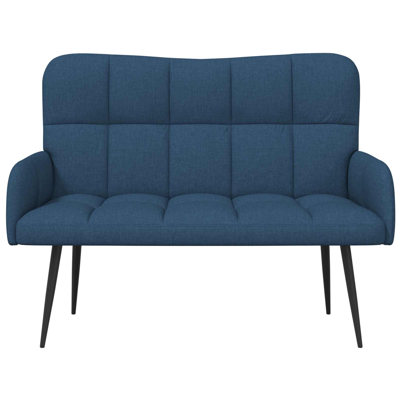 Twee Persoons Sofa Blauw 115 x 61 x 87 cm Stof
