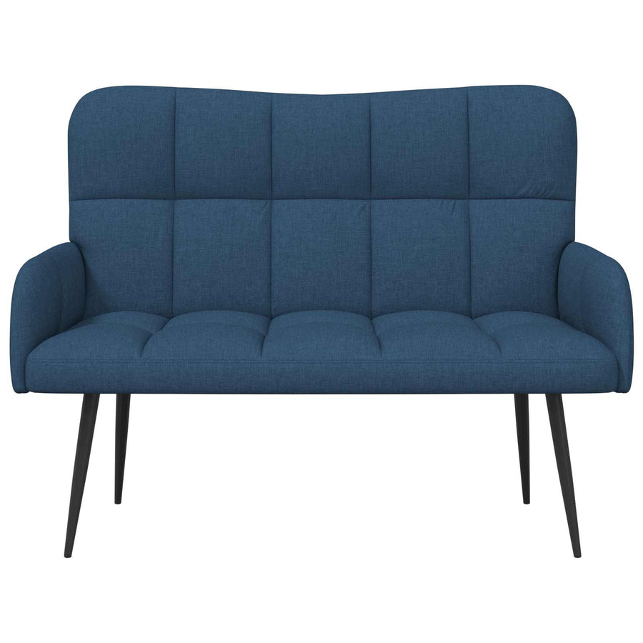 Twee Persoons Sofa Blauw 115 x 61 x 87 cm Stof