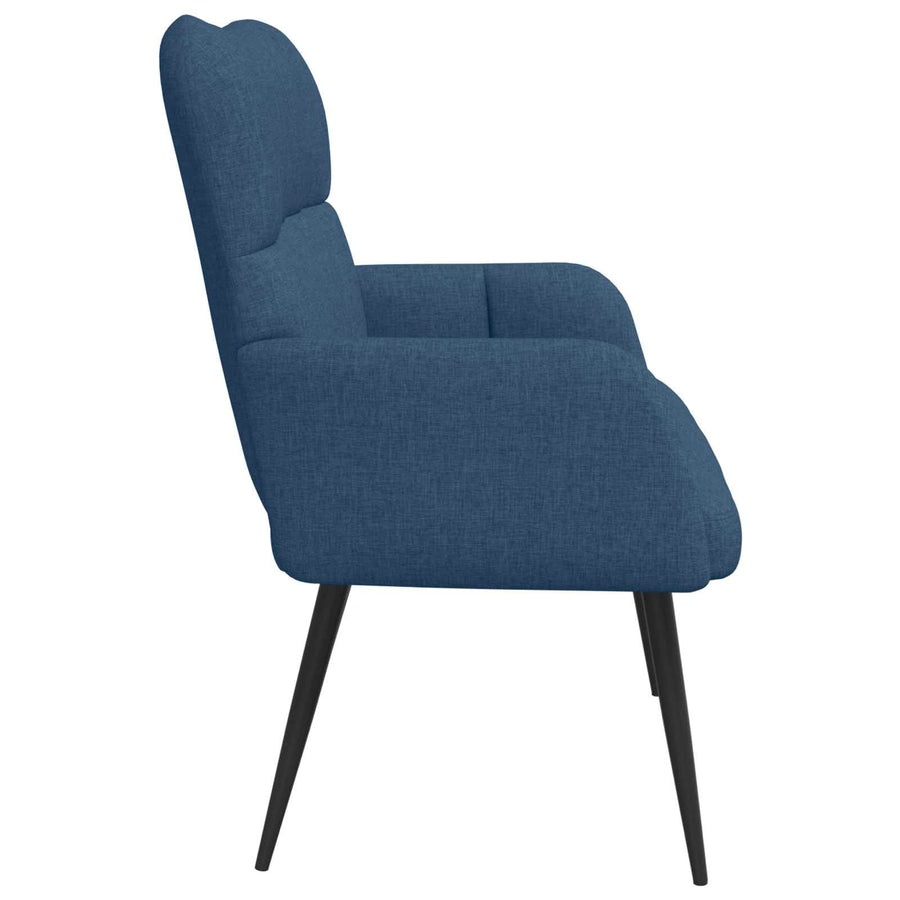 Twee Persoons Sofa Blauw 115 x 61 x 87 cm Stof