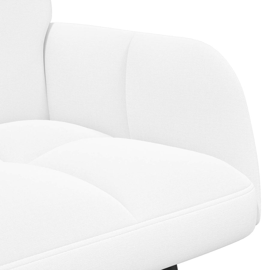Twee Persoons Sofa Wit 115 x 61 x 87 cm Stof