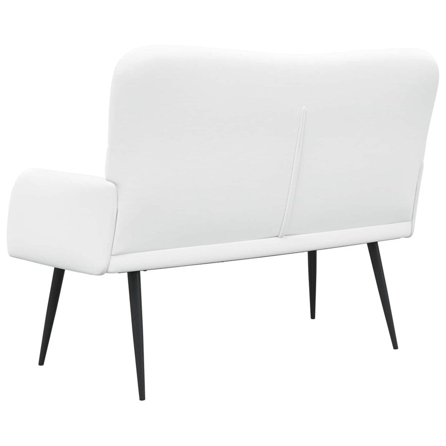 Twee Persoons Sofa Wit 115 x 61 x 87 cm Stof