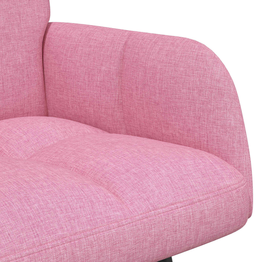 Twee Persoons Sofa Roze 115 x 61 x 87 cm Stof