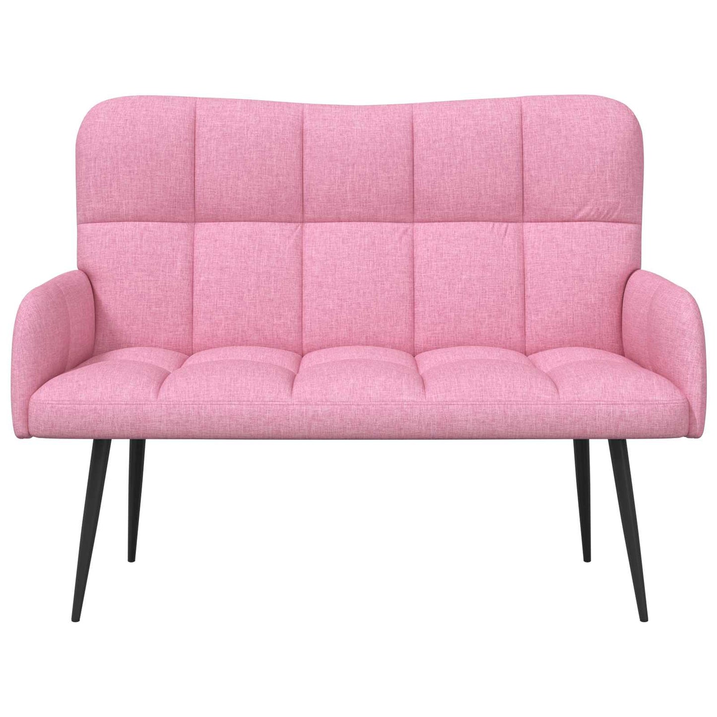 Twee Persoons Sofa Roze 115 x 61 x 87 cm Stof