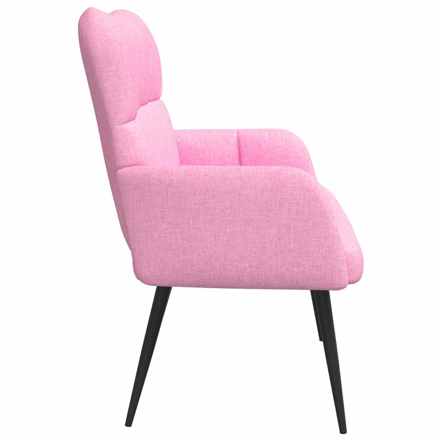 Twee Persoons Sofa Roze 115 x 61 x 87 cm Stof